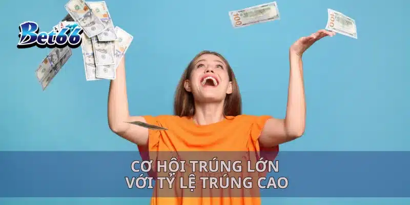 Xổ Số Bet66 Cơ Hội Trúng Lớn Cùng Những Giải Thưởng Hấp Dẫn 4 Cơ hội trúng lớn với tỷ lệ trúng cao