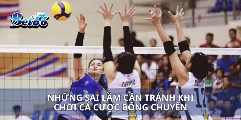 Những sai lầm cần tránh khi chơi cá cược bóng chuyền